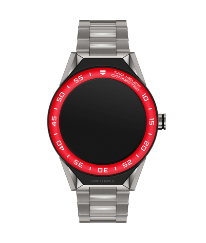 TAG Heuer Carrera Connected Modular 45 Titanium / Red Aluminum / Bracelet